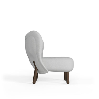 Scandi-Inspired Soft White Bouclé Occasional Arm Chair