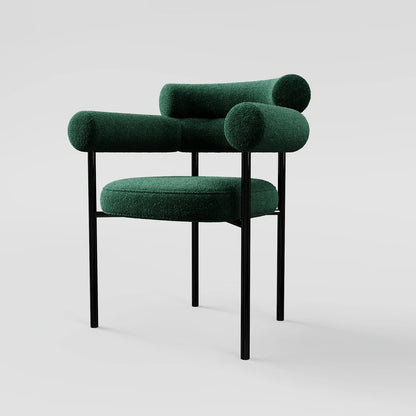 Cylindrical Bolster Dining Chair