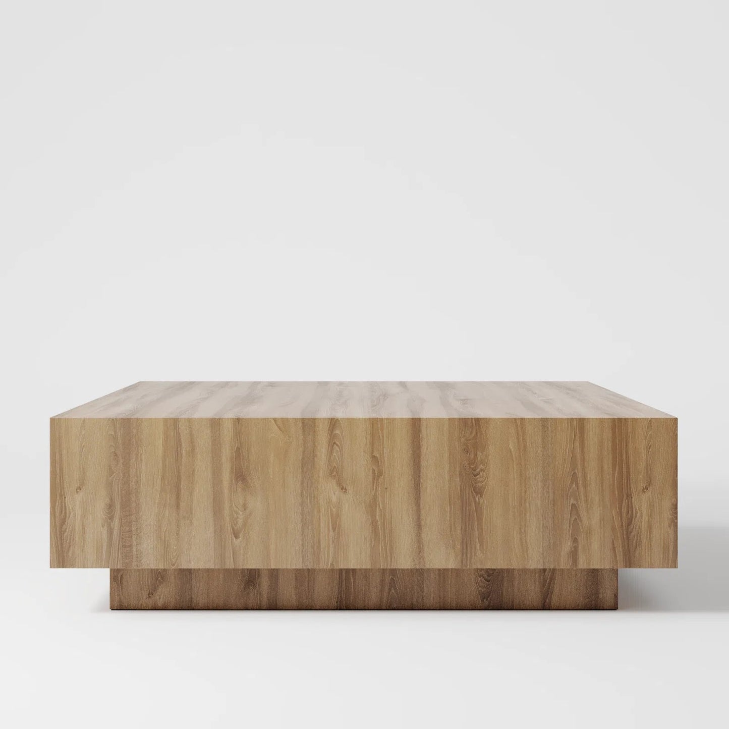 Modern Monolithic Wood Coffee Table