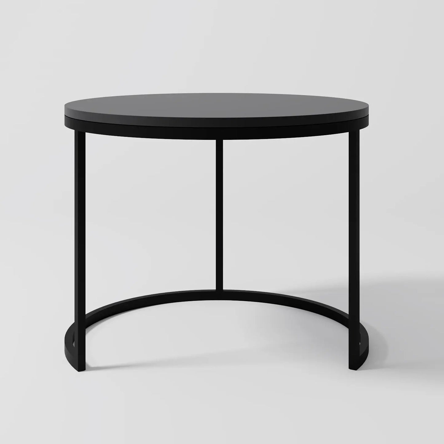 Minimalist Two-Tier Round Coffee Table