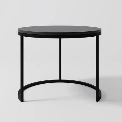 Minimalist Two-Tier Round Coffee Table