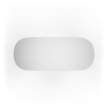 The Augustus Oval Table: Modern Architectural Centerpiece in Fluted Oak