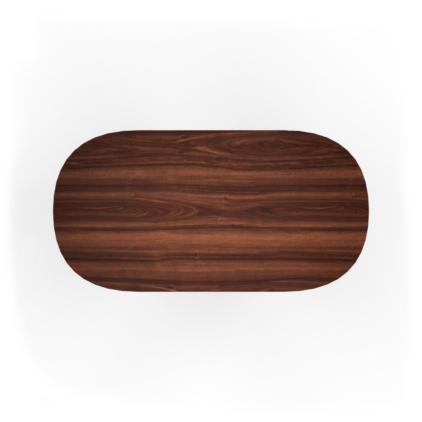 The Augustus Oval Table: Modern Architectural Centerpiece in Fluted Oak