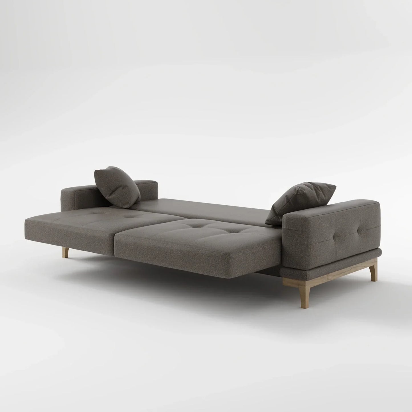 Sage Tufted 2-Seater Convertible Sofa Bed