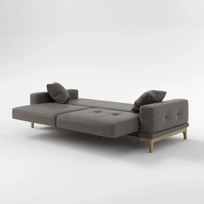Sage Tufted 2-Seater Convertible Sofa Bed