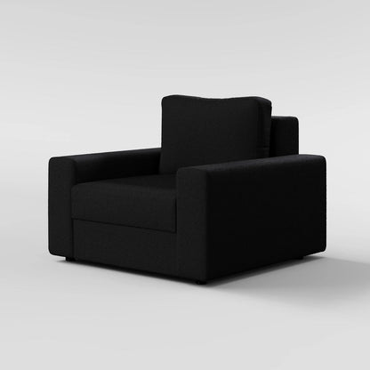 Sleek Boxy Accent Arm Chair