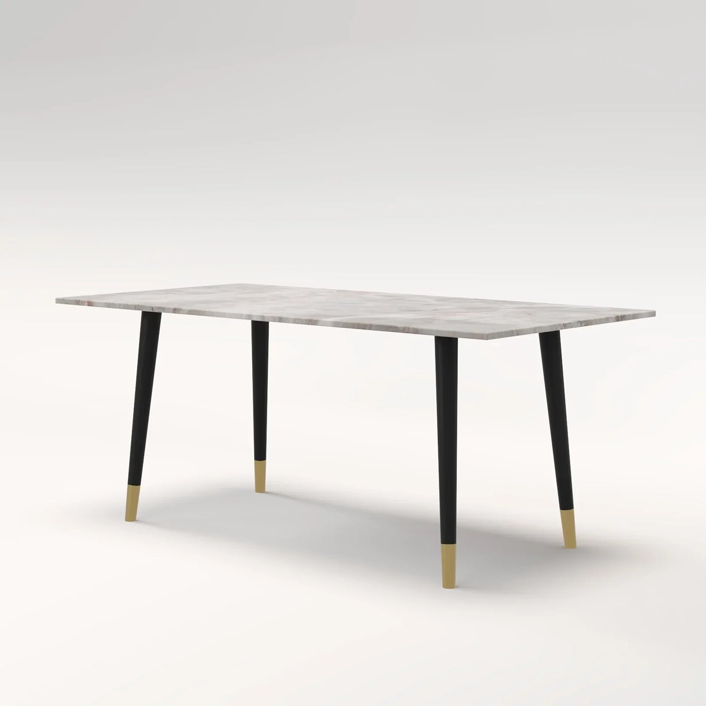 The Noir Ribbed Table: Modern Architectural Pedestal in Dark Stained Oak