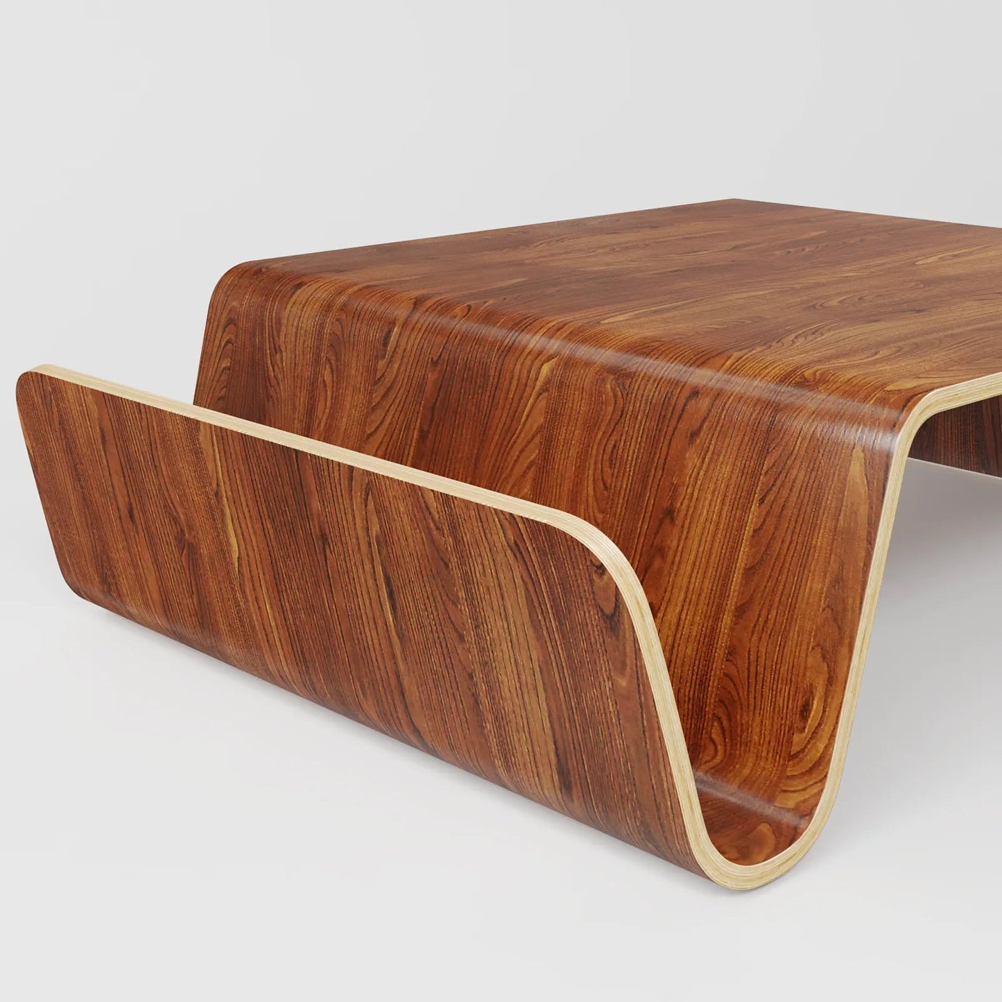 Modern Bentwood Centerpiece Coffee Table