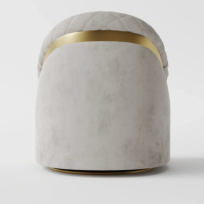 Deco Inspired Tufted Accent Arm Chair