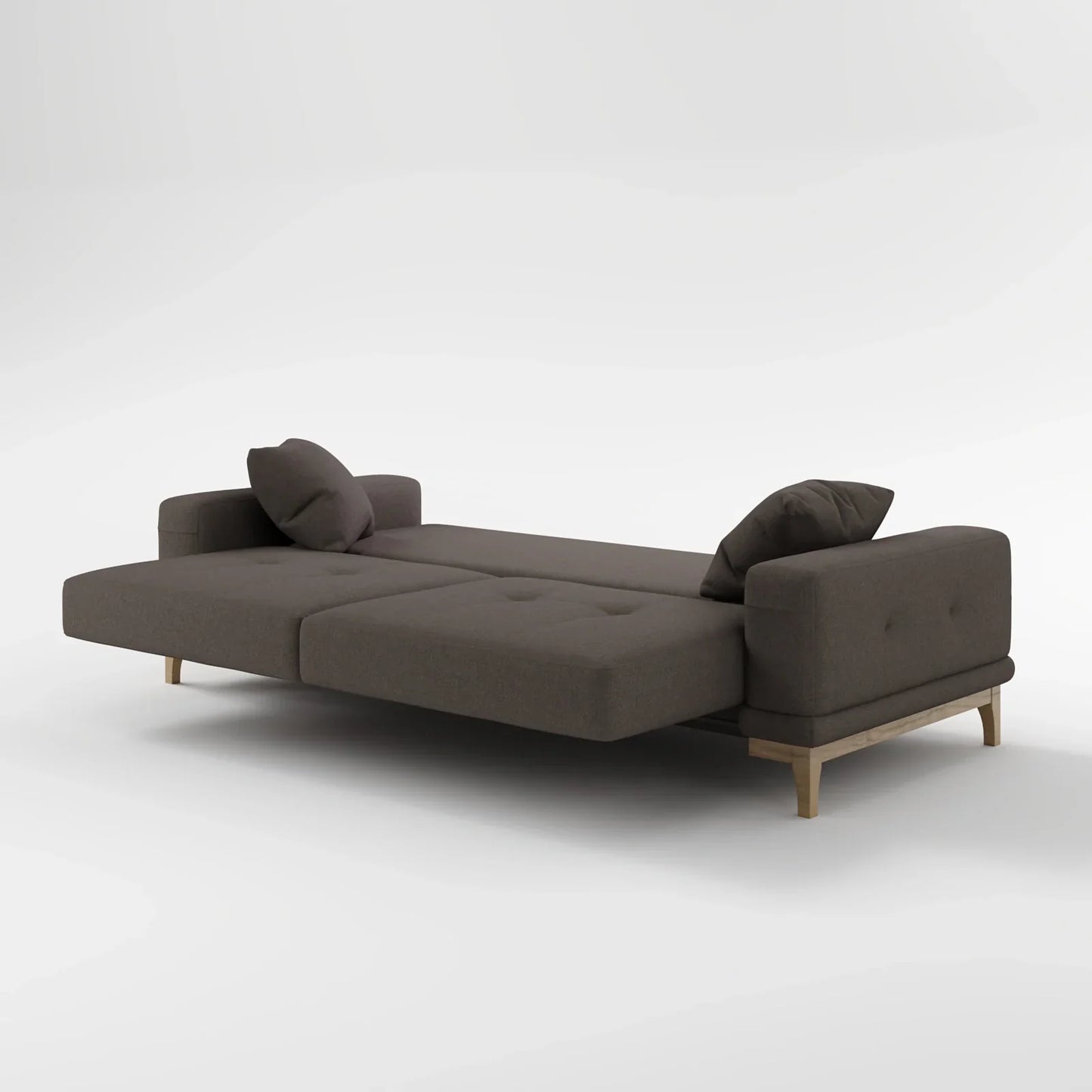 Sage Tufted 2-Seater Convertible Sofa Bed