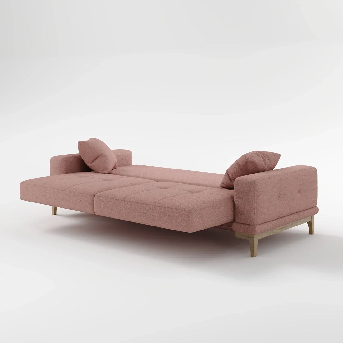 Sage Tufted 2-Seater Convertible Sofa Bed