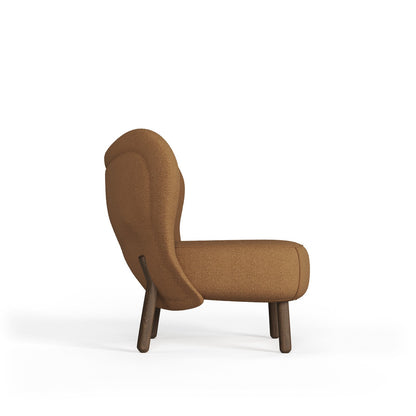 Scandi-Inspired Soft White Bouclé Occasional Arm Chair