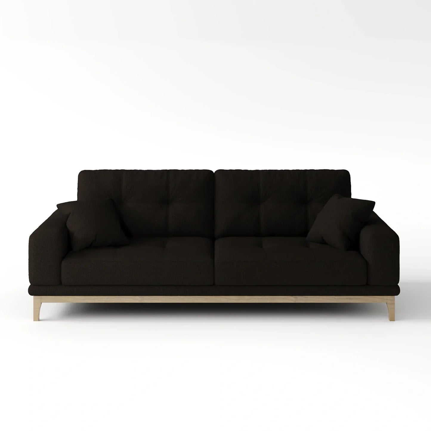 Sage Tufted 2-Seater Convertible Sofa Bed