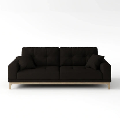 Sage Tufted 2-Seater Convertible Sofa Bed