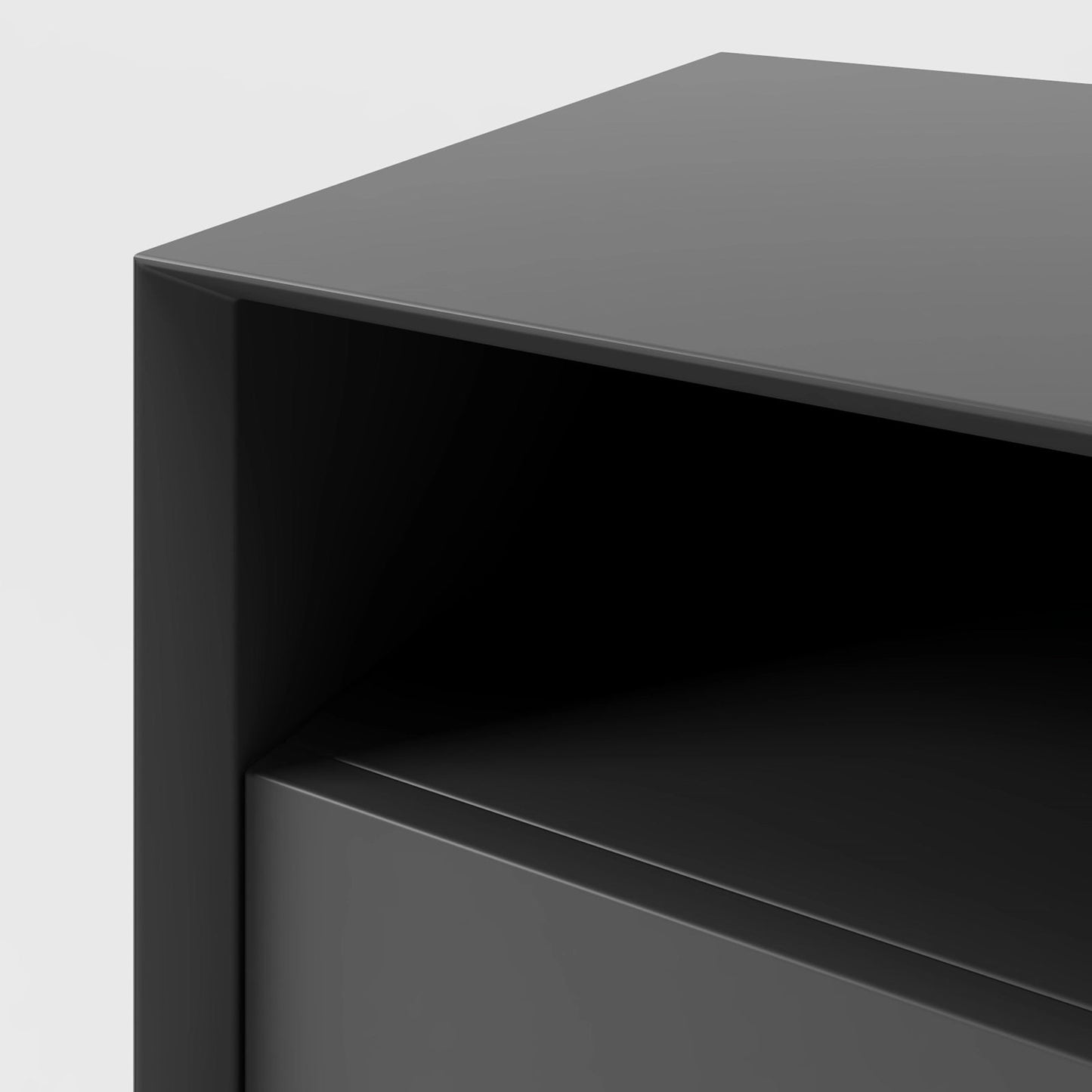 Arctic Minimalist Wood Bedside Table