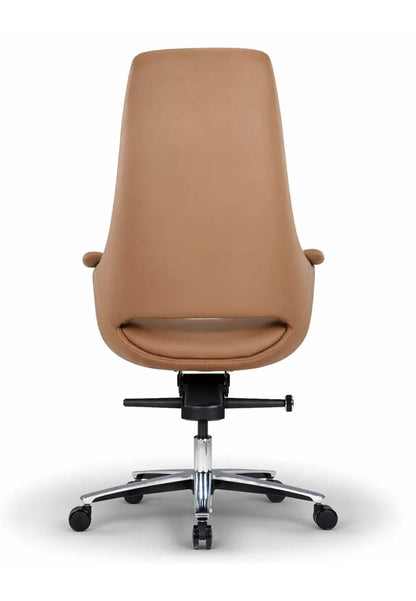 Stanford tan office chair back view
