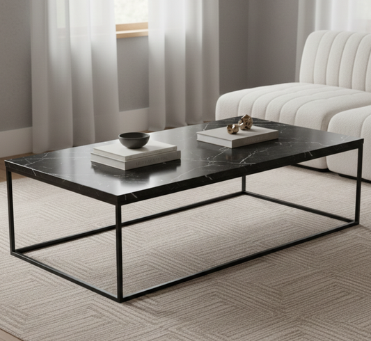 Nero Marquina Minimalist Coffee Table