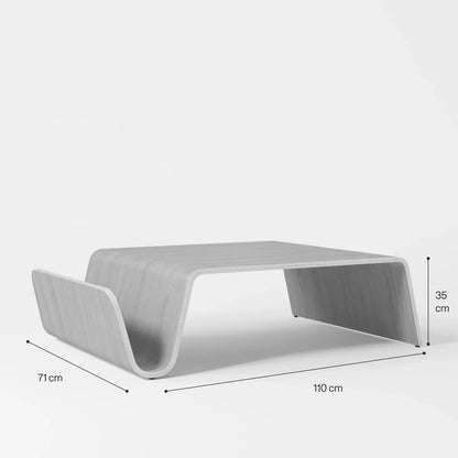 Modern Bentwood Centerpiece Coffee Table