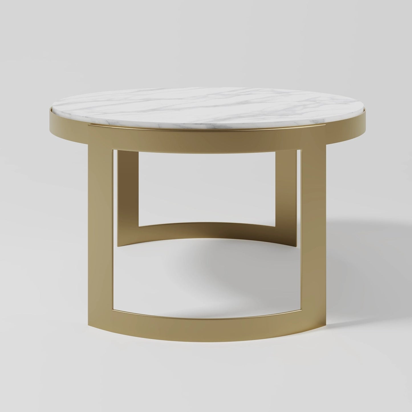 Modern Dual-Tier Coffee Table Set