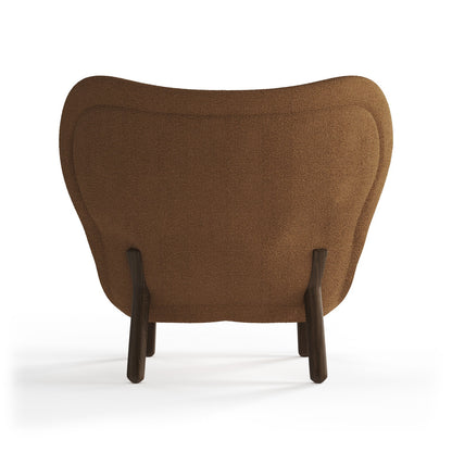 Scandi-Inspired Soft White Bouclé Occasional Arm Chair