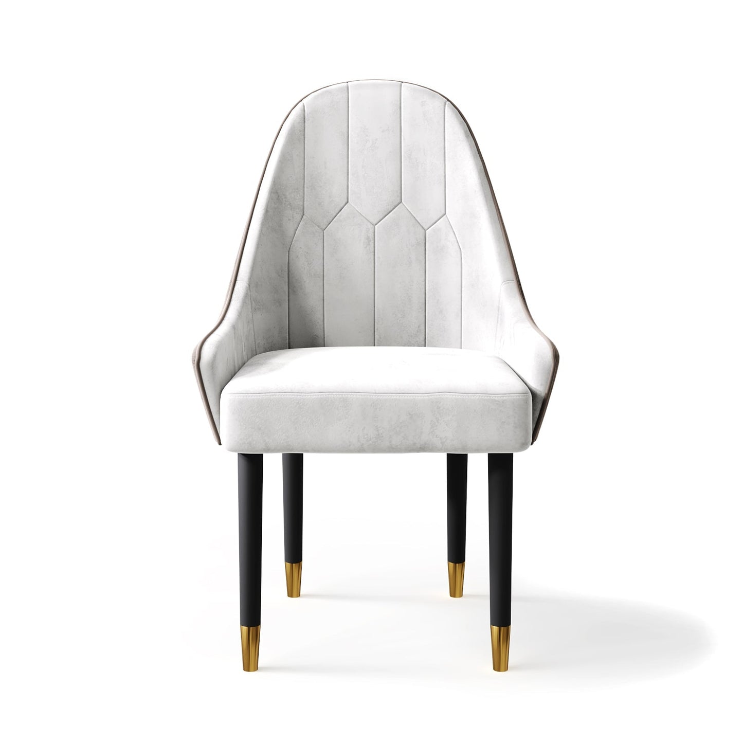 Geometric High-Back Dining Chair