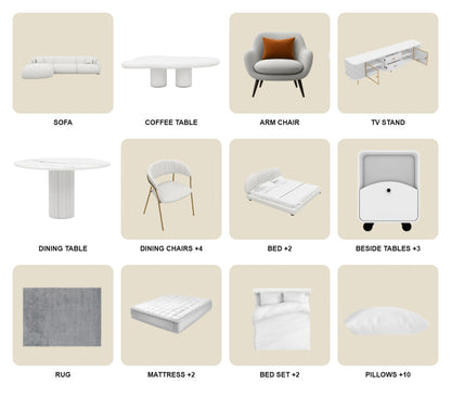 White/2Bedroom/29Items