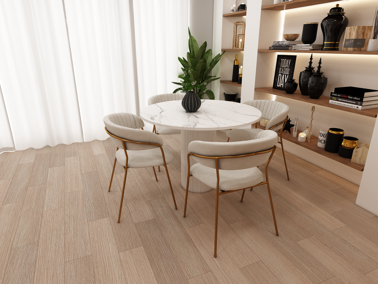 White/3Bedroom/37Items