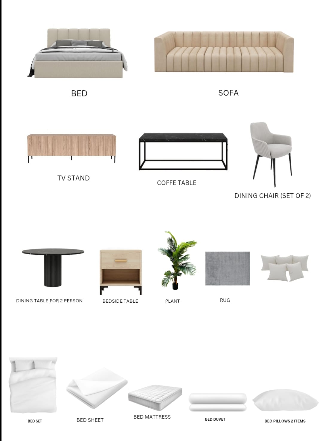 Beige/Studio/16Items