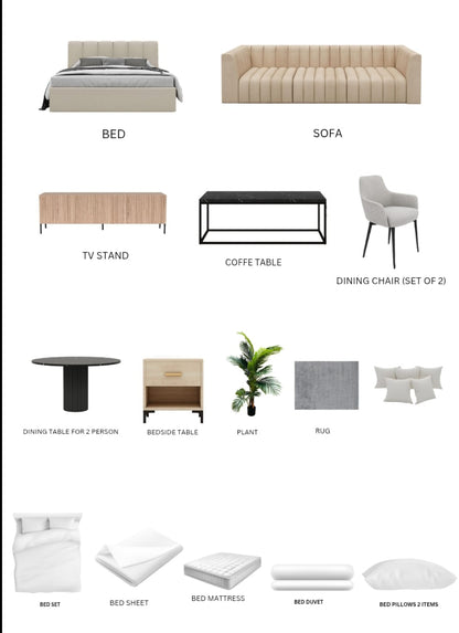 Beige/Studio/16Items