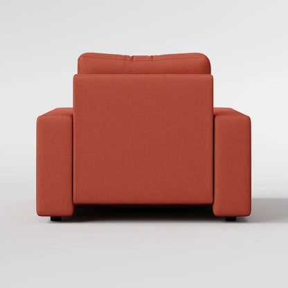 Sleek Boxy Accent Arm Chair