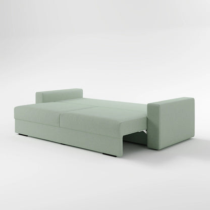 Mint Minimalist Fabric 2 Seater Sofa Bed
