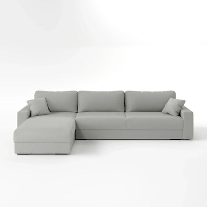 Earth-Tone Grand Sectional 4 Bed Sofa Bed