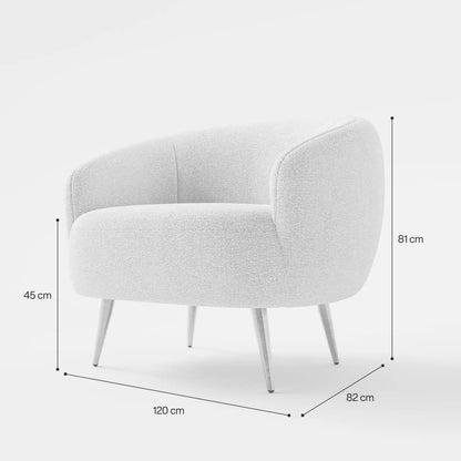 Organic Modern Cocoon Arm Chair