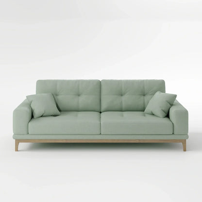 Sage Tufted 2-Seater Convertible Sofa Bed