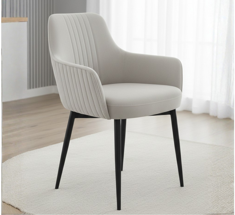 Serene Ribbed Dining Chair