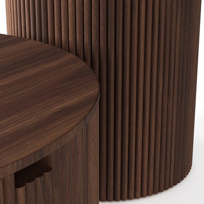 Modern Veined Marble Coffe Table