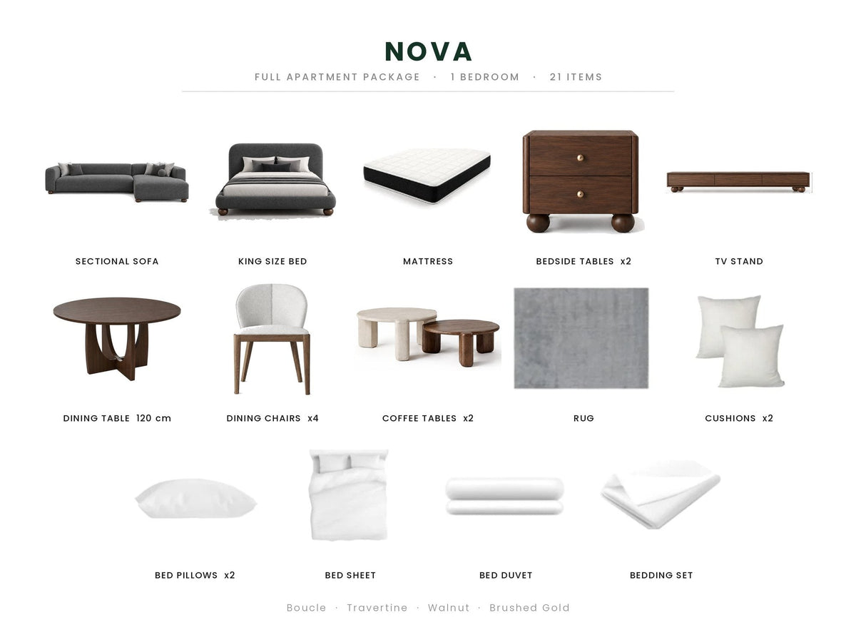 Gray/1-Bedroom21Items