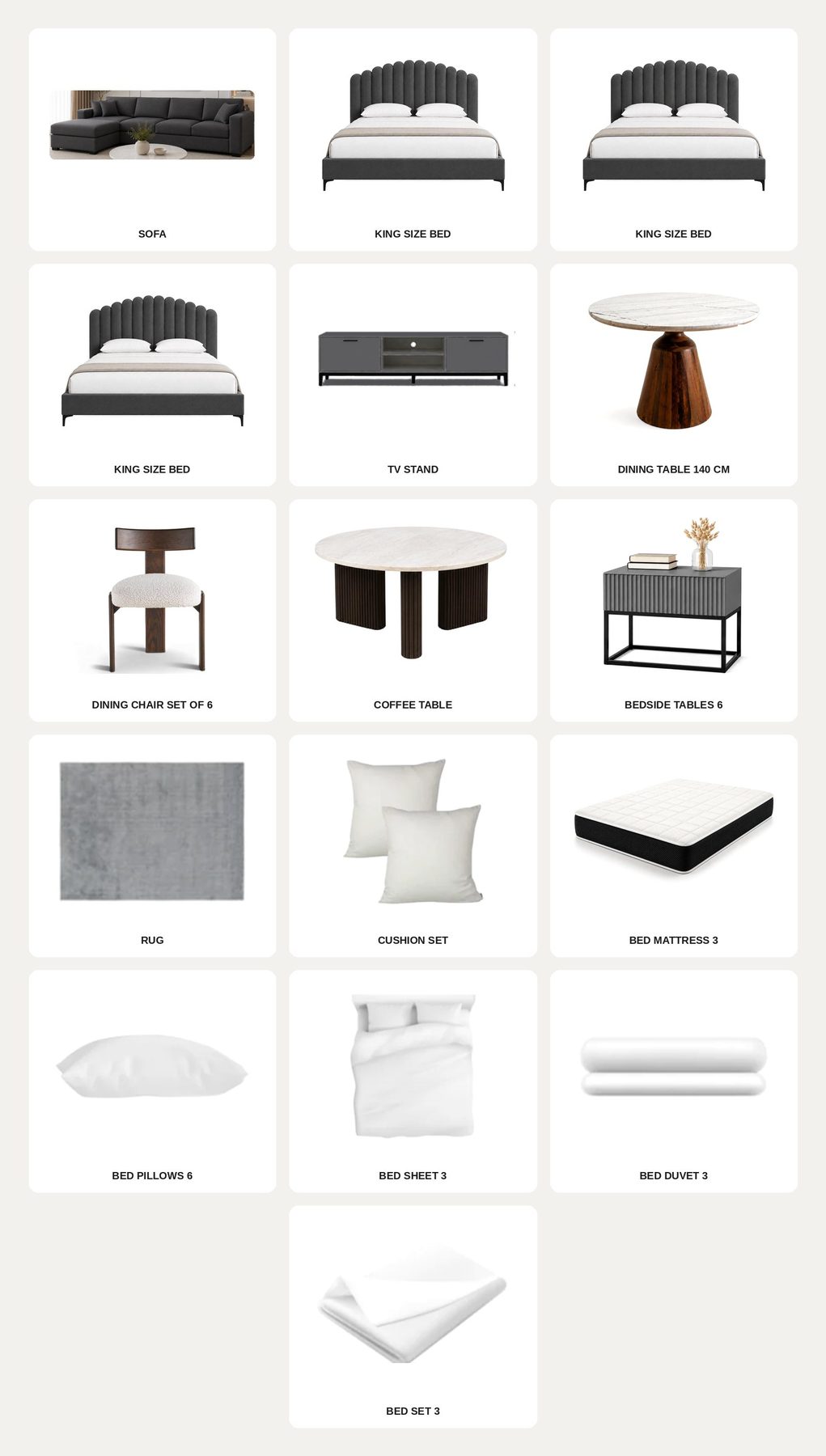 Gray/Villa43Items