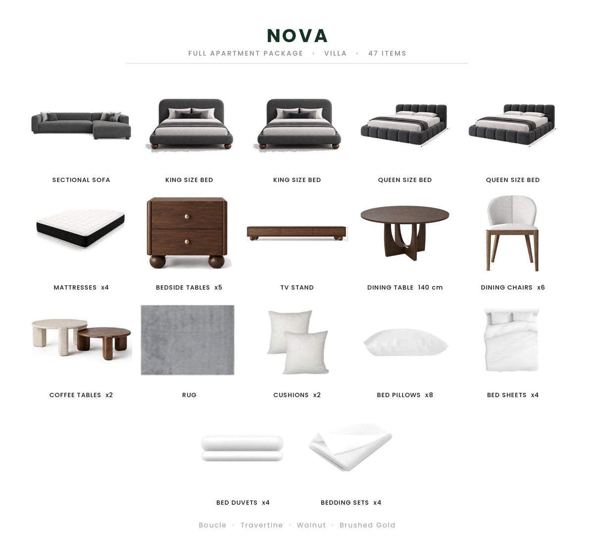 Gray/Villa47Items