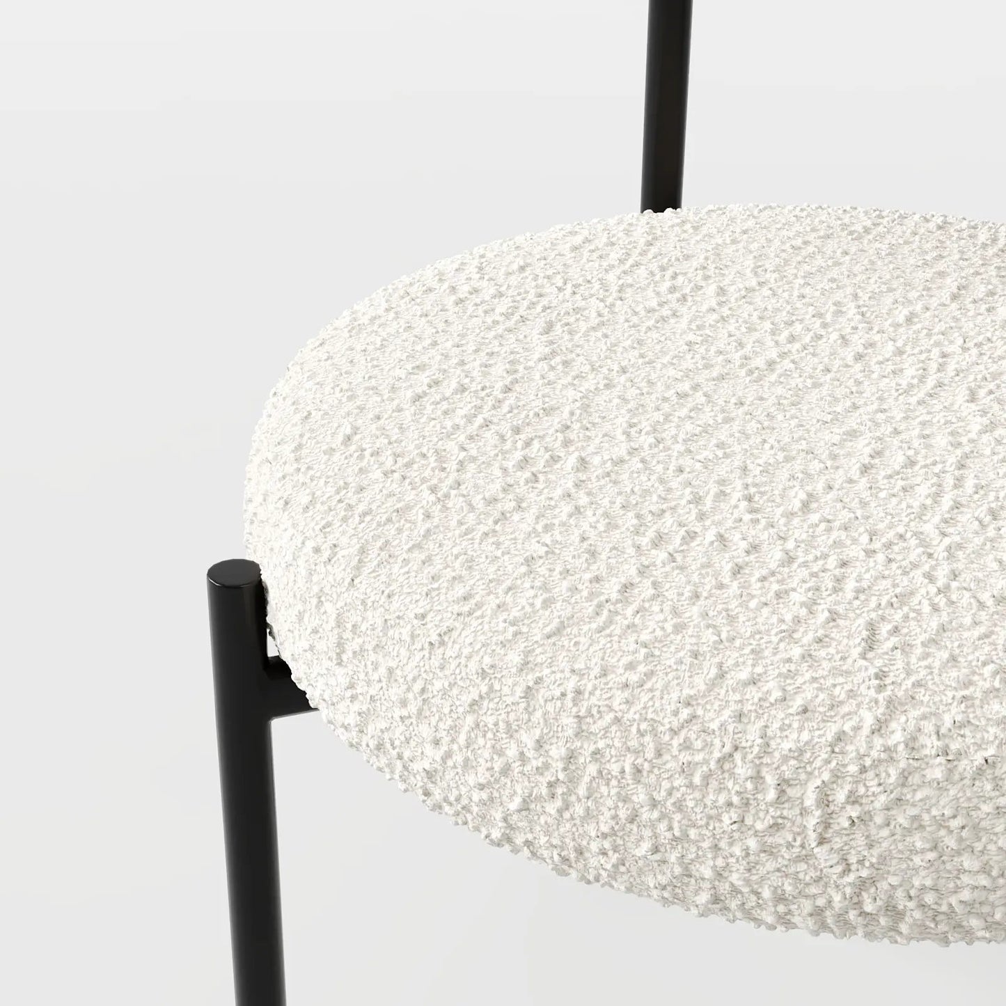 Orbital Boucle Dining Chair