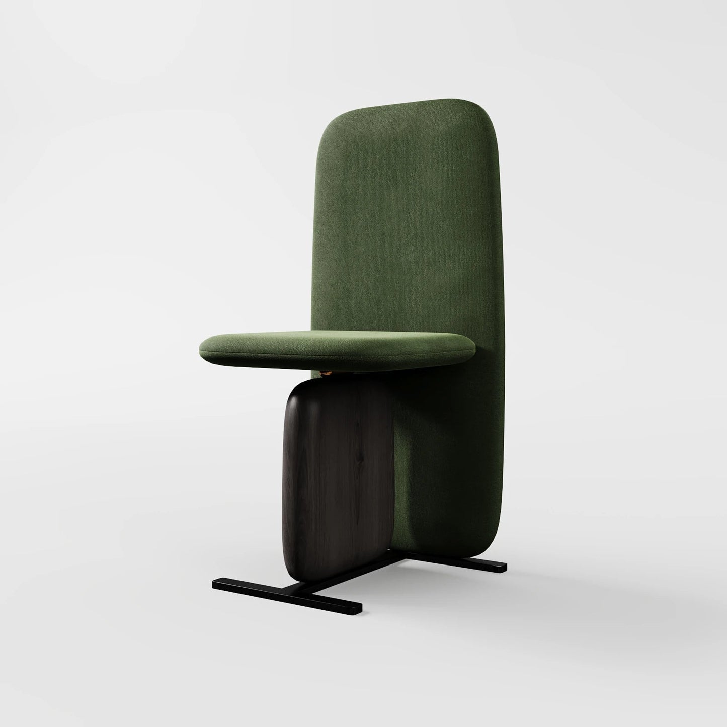 Emerald Monolith Dining Chair