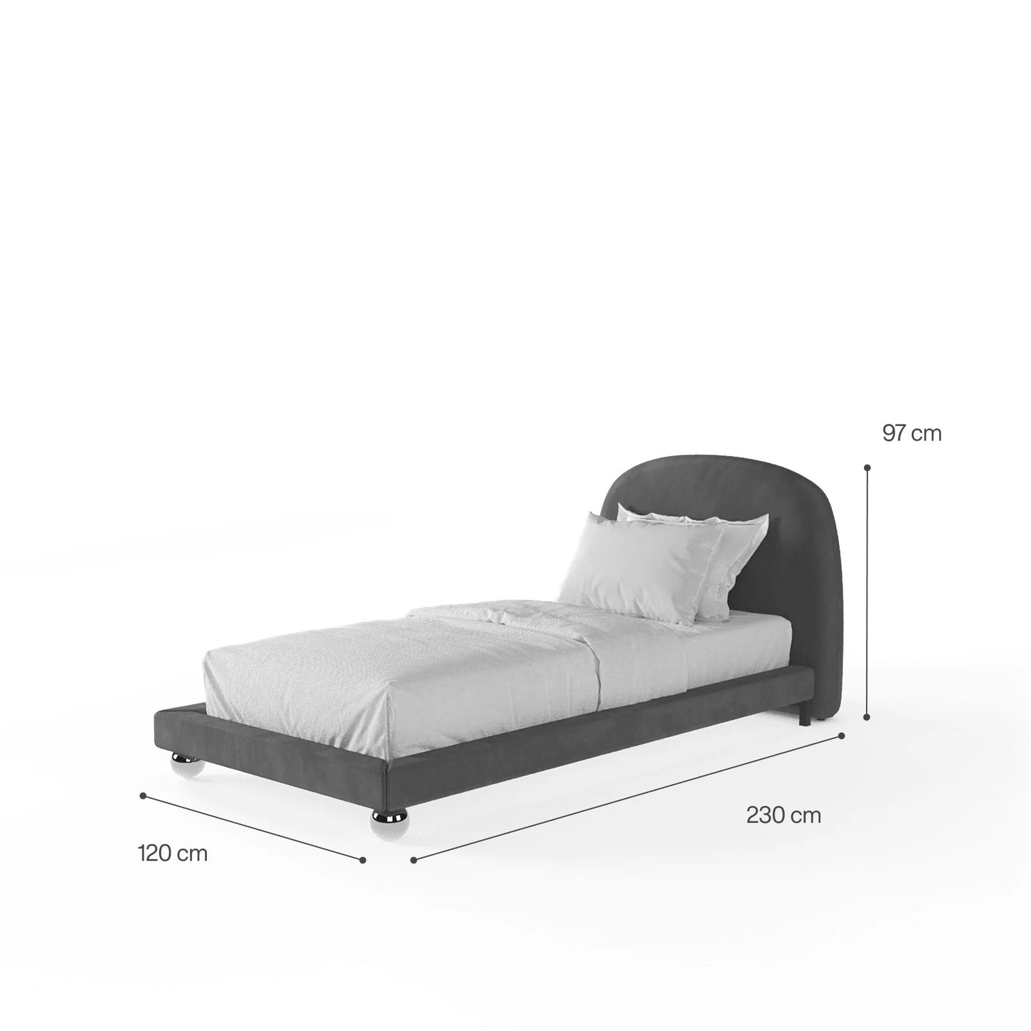 Soft Caramel Basic Size Bed