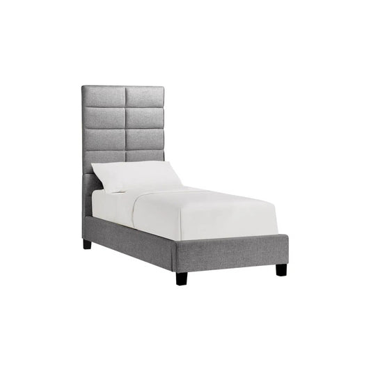 Sovereign Single Bed in Charcoal Velvet