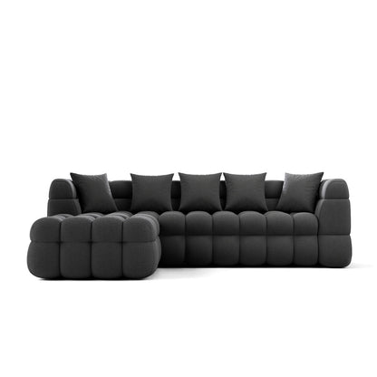 Deep Seating Fabric Sofa and Corner Unit Set