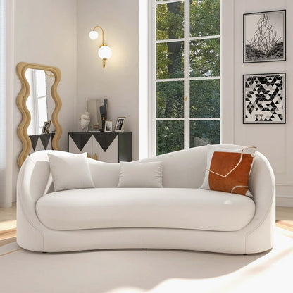 Wavy Freeform Sculptural Sofa