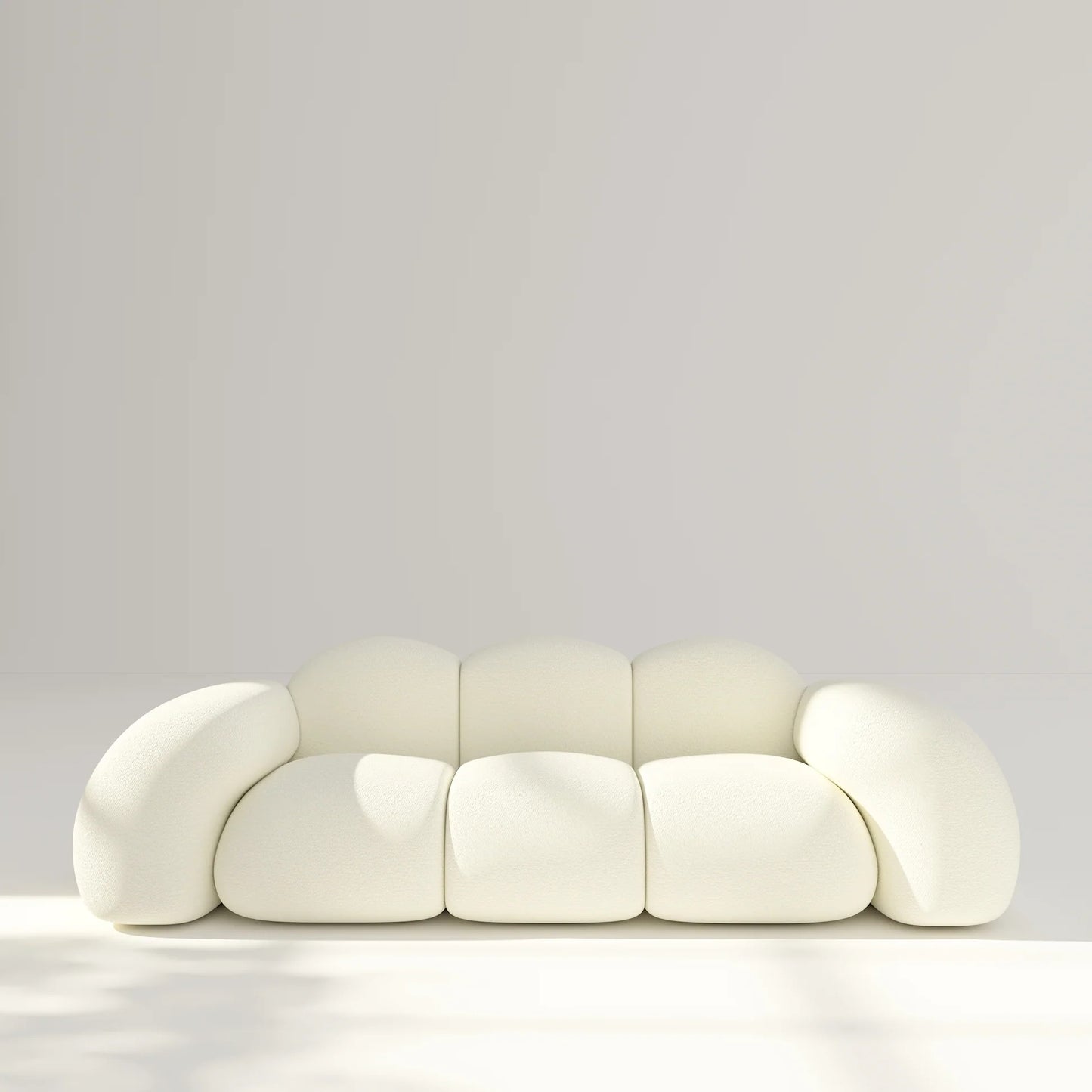 Oversized Modular Sofa and Black Center Table Collection