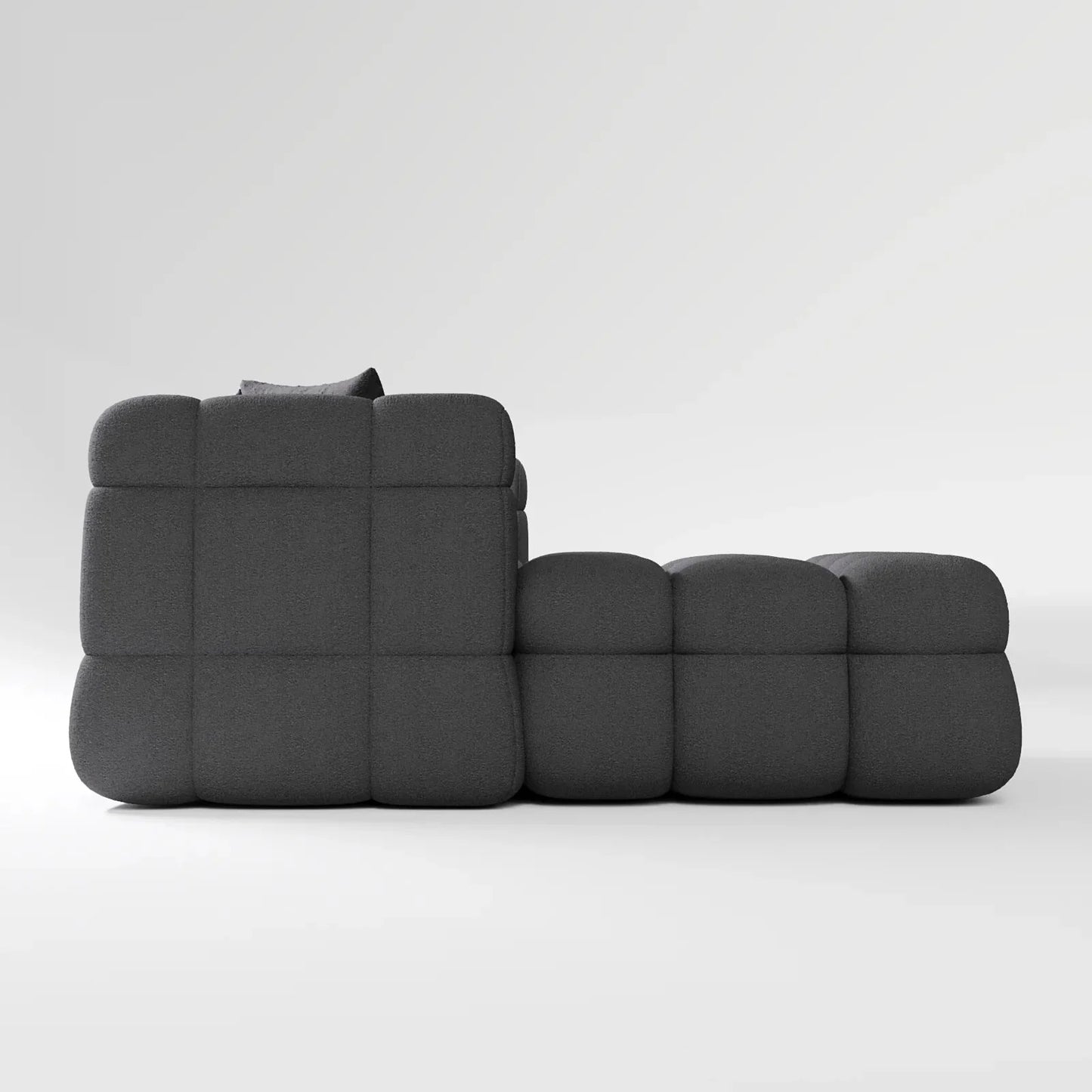 Deep Seating Fabric Sofa and Corner Unit Set