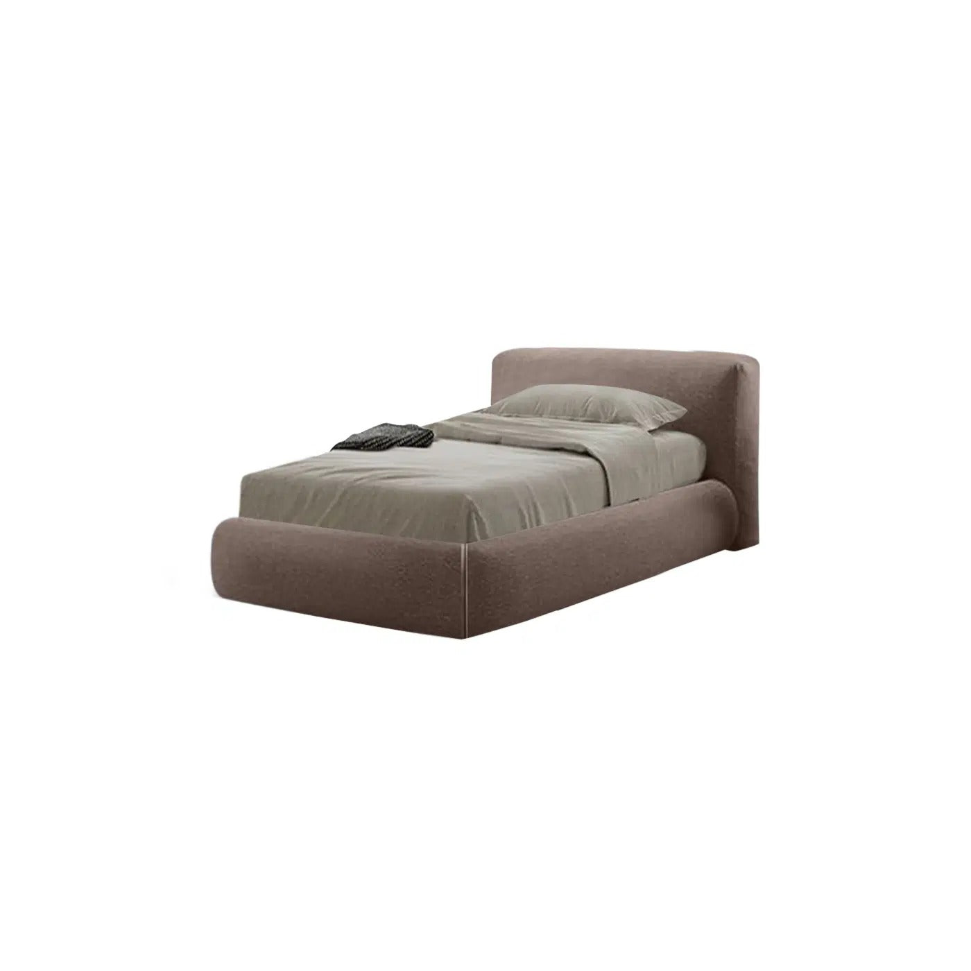 Minimalist Upholstered Single Bed
