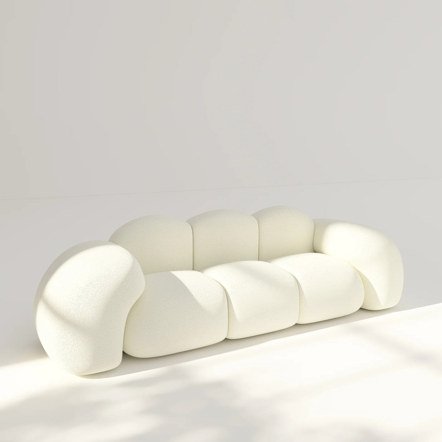 Oversized Modular Sofa and Black Center Table Collection