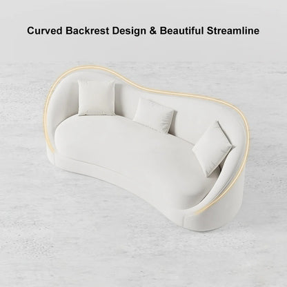 Wavy Freeform Sculptural Sofa